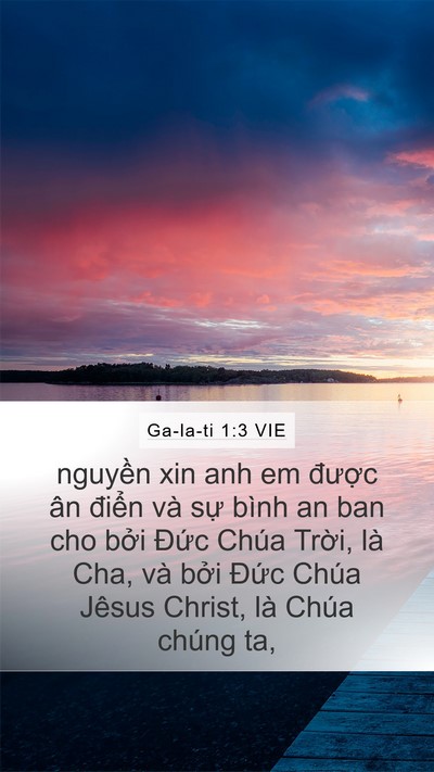 Ga-la-ti 1:3 VIE Bible Verse Image