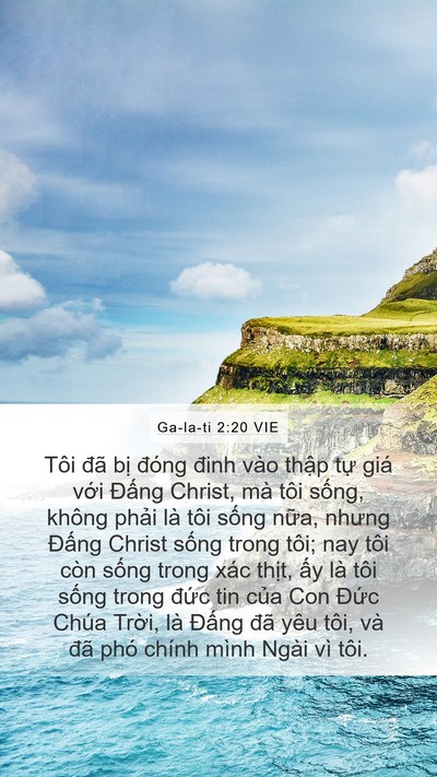 Ga-la-ti 2:20 VIE Bible Verse Image