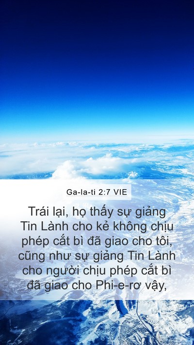 Ga-la-ti 2:7 VIE Bible Verse Image