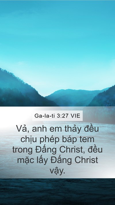 Ga-la-ti 3:27 VIE Bible Verse Image