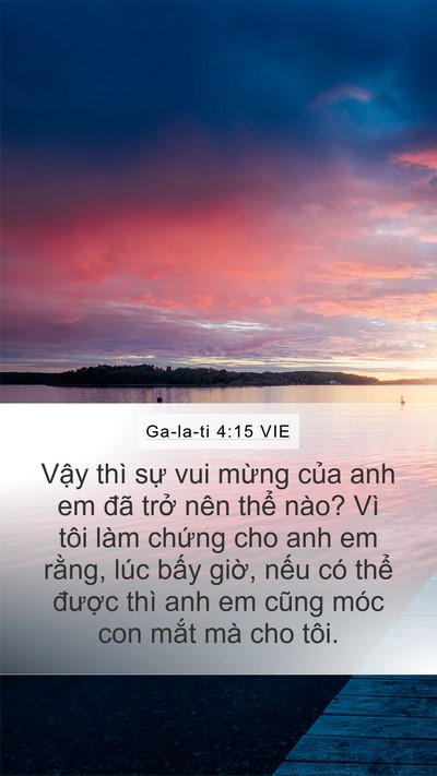 Ga-la-ti 4:15 VIE Bible Verse Image