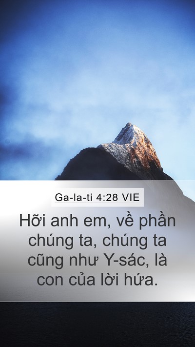 Ga-la-ti 4:28 VIE Bible Verse Image