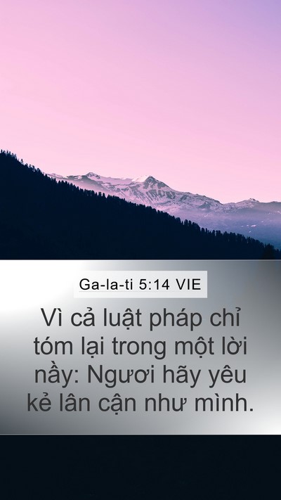 Ga-la-ti 5:14 VIE Bible Verse Image