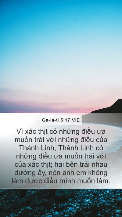 Ga-la-ti 5:17 VIE Bible Verse Image