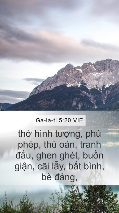 Ga-la-ti 5:20 VIE Bible Verse Image