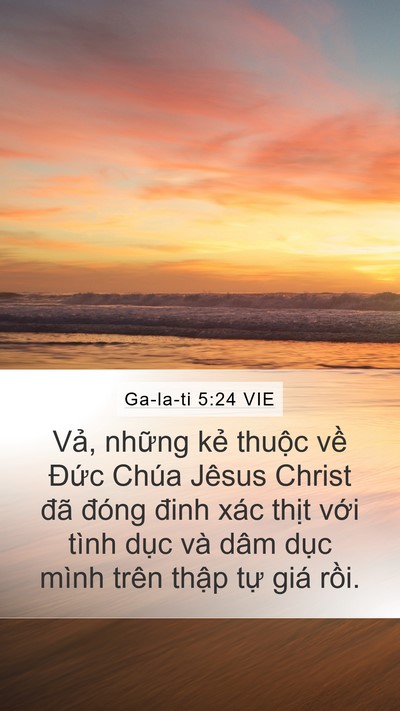 Ga-la-ti 5:24 VIE Bible Verse Image