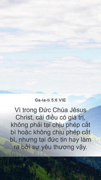 Ga-la-ti 5:6 VIE Bible Verse Image
