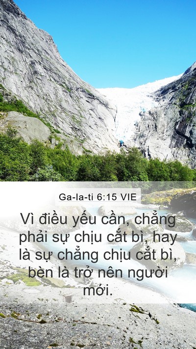 Ga-la-ti 6:15 VIE Bible Verse Image