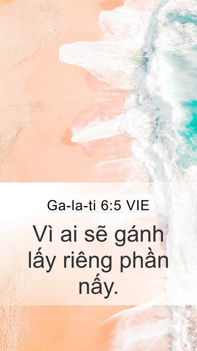 Ga-la-ti 6:5 VIE Bible Verse Image