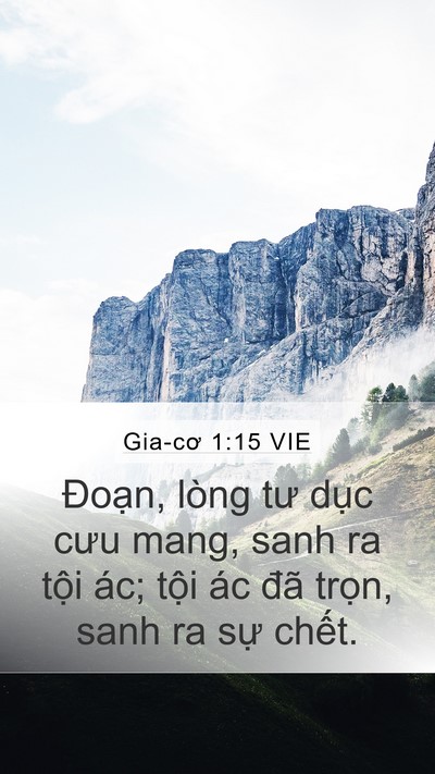 Gia-cơ 1:15 VIE Bible Verse Image