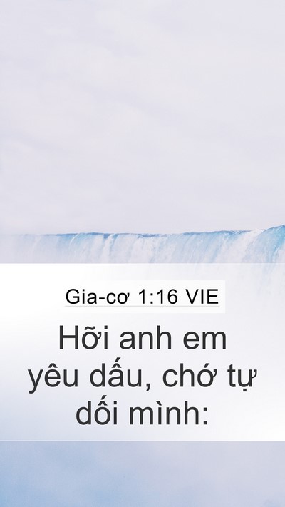 Gia-cơ 1:16 VIE Bible Verse Image