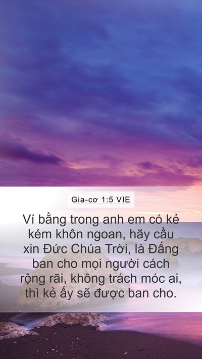 Gia-cơ 1:5 VIE Bible Verse Image