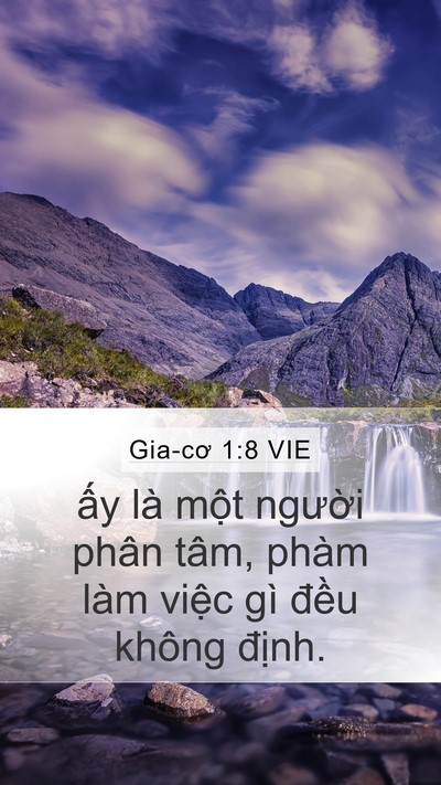 Gia-cơ 1:8 VIE Bible Verse Image