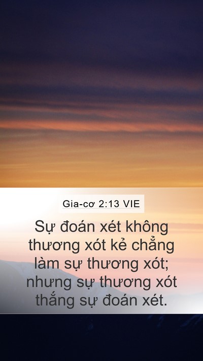 Gia-cơ 2:13 VIE Bible Verse Image