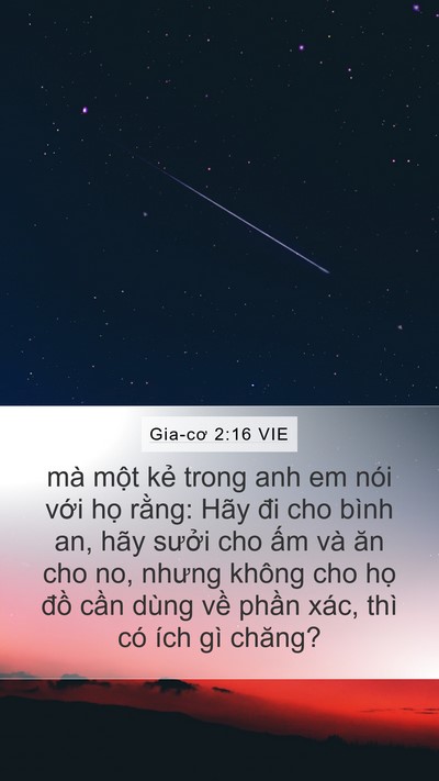 Gia-cơ 2:16 VIE Bible Verse Image