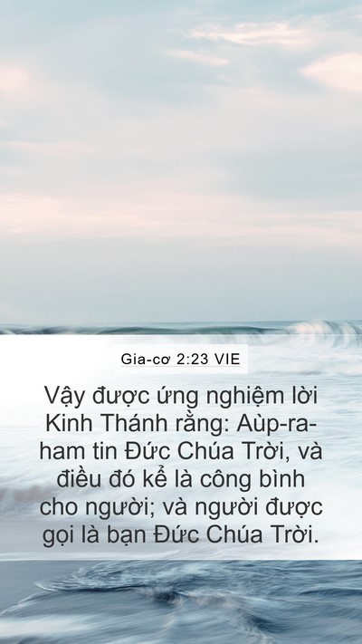 Gia-cơ 2:23 VIE Bible Verse Image