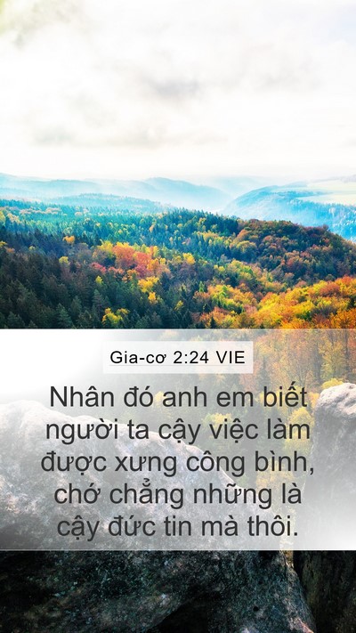 Gia-cơ 2:24 VIE Bible Verse Image