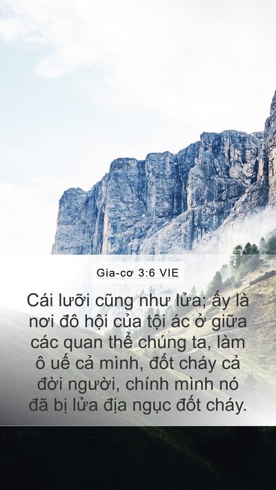 Gia-cơ 3:6 VIE Bible Verse Image