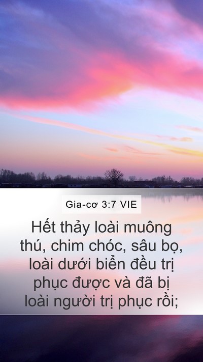 Gia-cơ 3:7 VIE Bible Verse Image