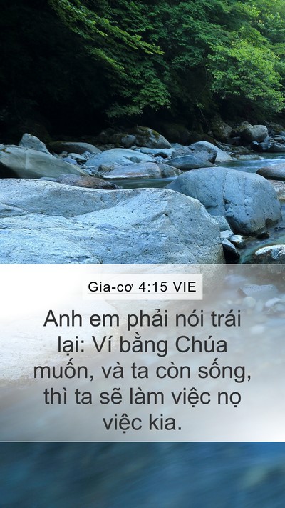 Gia-cơ 4:15 VIE Bible Verse Image