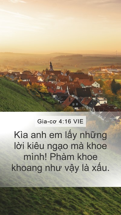 Gia-cơ 4:16 VIE Bible Verse Image