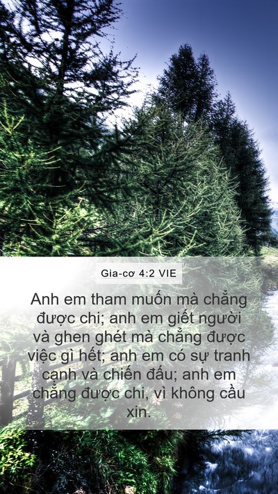 Gia-cơ 4:2 VIE Bible Verse Image