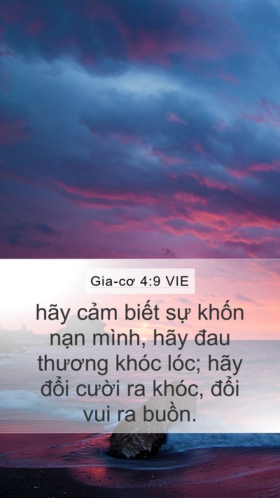 Gia-cơ 4:9 VIE Bible Verse Image