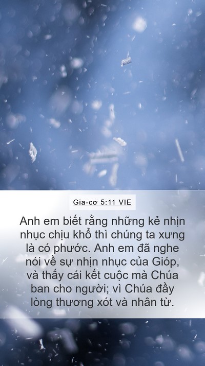 Gia-cơ 5:11 VIE Bible Verse Image