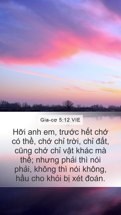 Gia-cơ 5:12 VIE Bible Verse Image
