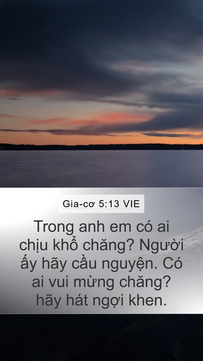 Gia-cơ 5:13 VIE Bible Verse Image