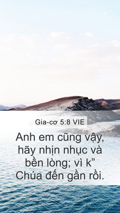 Gia-cơ 5:8 VIE Bible Verse Image