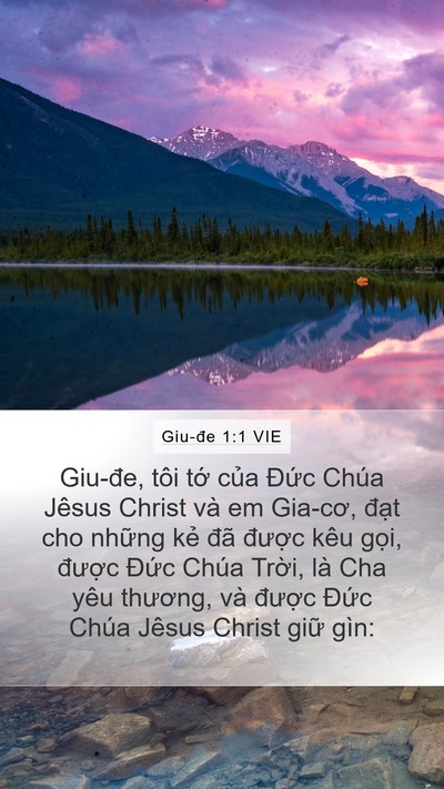 Giu-đe 1:1 VIE Mobile Phone Wallpaper - Giu-đe, tôi tớ của Đức Chúa Jêsus - Mobile Bible Verse Wallpaper