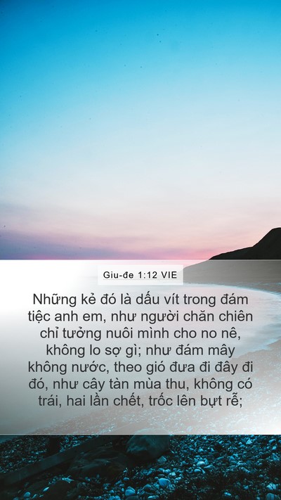 Giu-đe 1:12 VIE Bible Verse Image