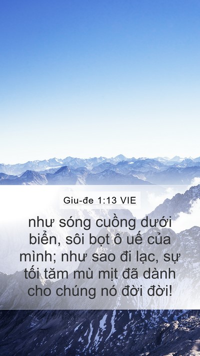 Giu-đe 1:13 VIE Bible Verse Image