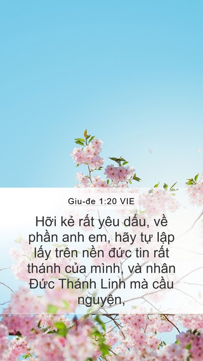 Giu-đe 1:20 VIE Bible Verse Image