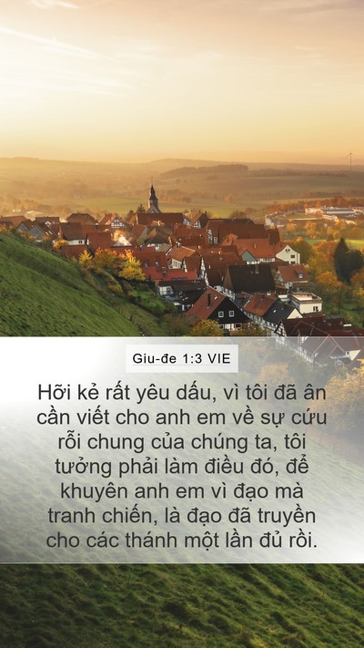 Giu-đe 1:3 VIE Bible Verse Image