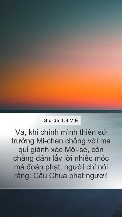 Giu-đe 1:9 VIE Bible Verse Image