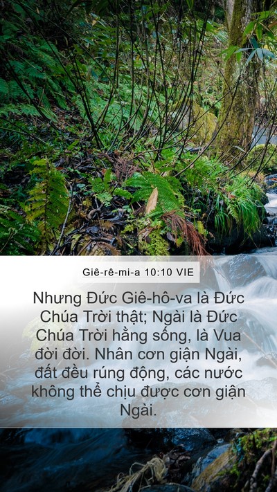 Giê-rê-mi-a 10:10 VIE Bible Verse Image