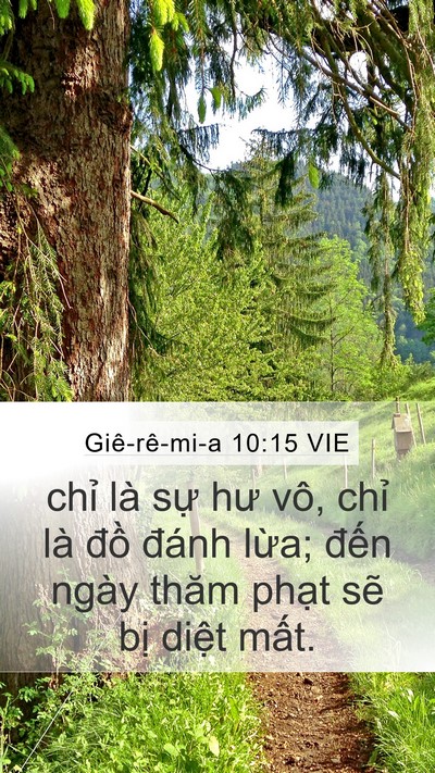 Giê-rê-mi-a 10:15 VIE Bible Verse Image