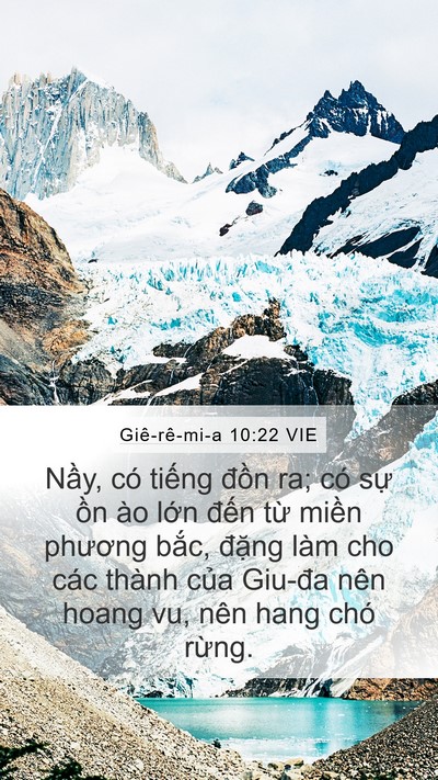 Giê-rê-mi-a 10:22 VIE Bible Verse Image