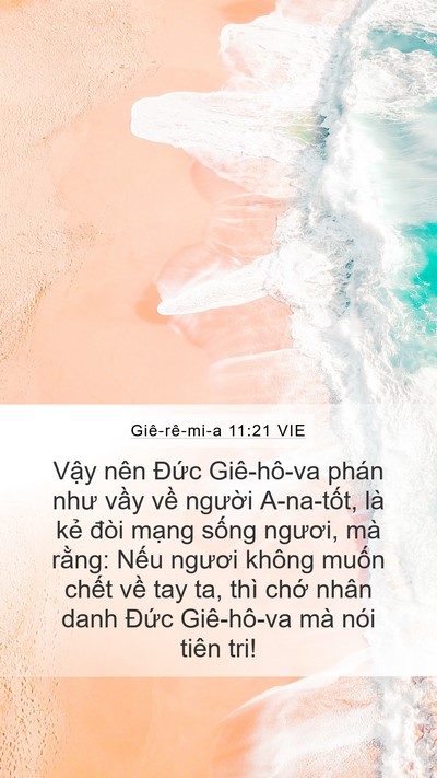 Giê-rê-mi-a 11:21 VIE Bible Verse Image