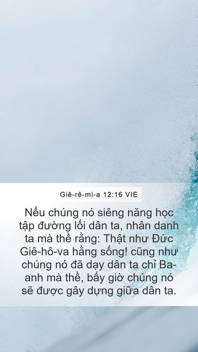 Giê-rê-mi-a 12:16 VIE Bible Verse Image
