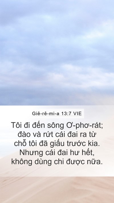 Giê-rê-mi-a 13:7 VIE Bible Verse Image