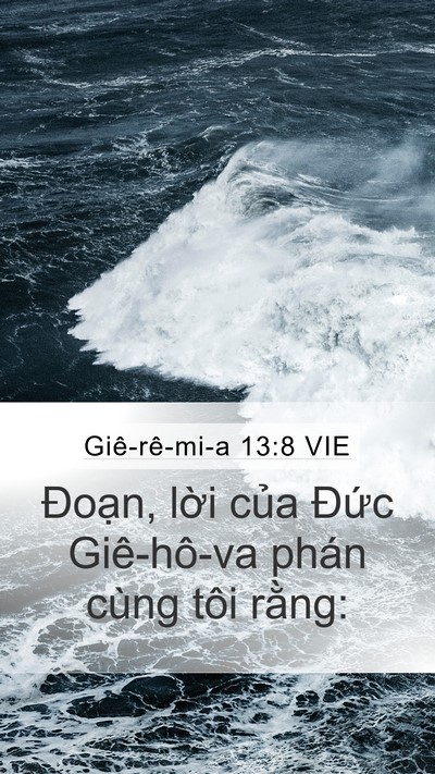 Giê-rê-mi-a 13:8 VIE Bible Verse Image