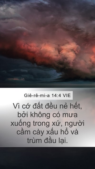 Giê-rê-mi-a 14:4 VIE Bible Verse Image