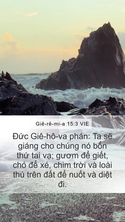 Giê-rê-mi-a 15:3 VIE Bible Verse Image
