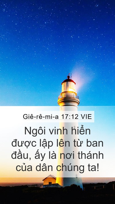 Giê-rê-mi-a 17:12 VIE Bible Verse Image