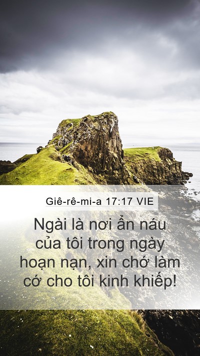 Giê-rê-mi-a 17:17 VIE Bible Verse Image