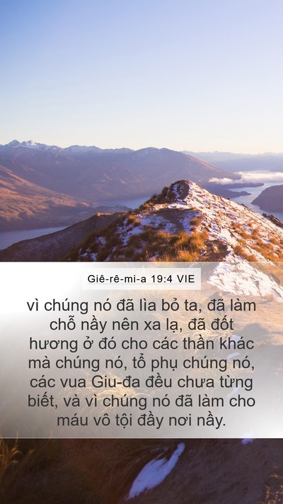 Giê-rê-mi-a 19:4 VIE Bible Verse Image