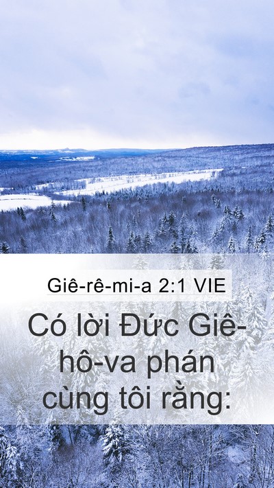 Giê-rê-mi-a 2:1 VIE Bible Verse Image